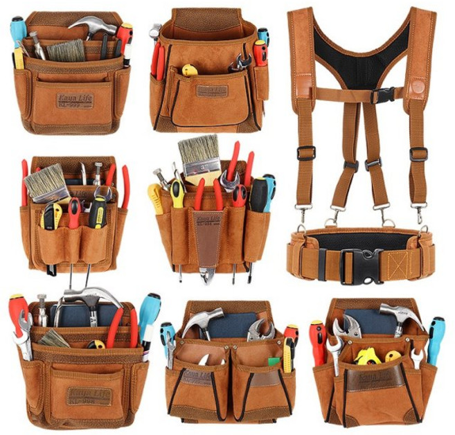 가야라이프 스웨이드 공구집 공구벨트 못주머니 x반도, 1개