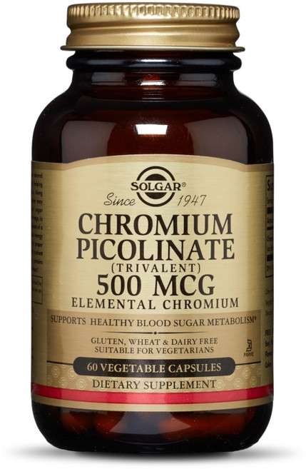 솔가 크로뮴 피콜리네이트 500mcg 베지터블 캡슐, 1개, 60정