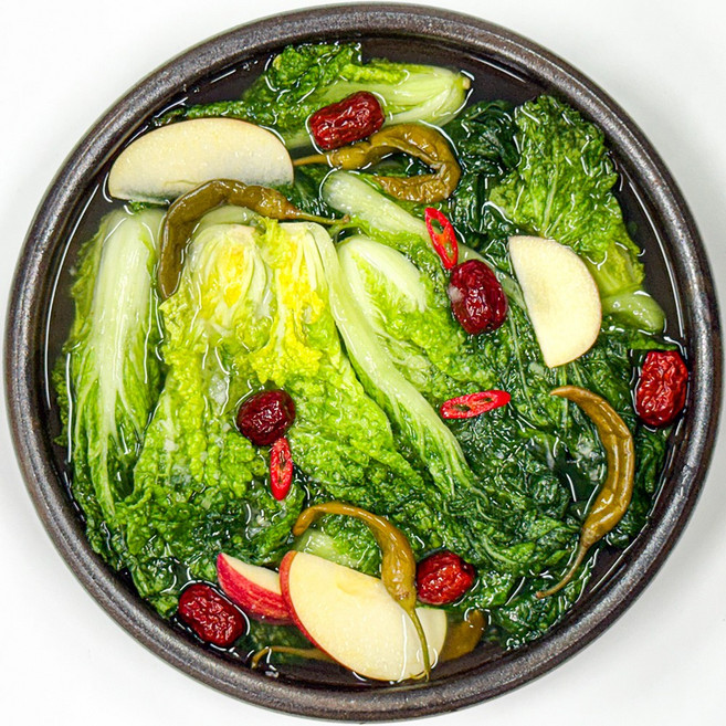 아삭아삭 시원~한 국내산 단배추 자박이 백김치, 1개, 2kg