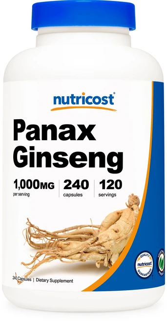 뉴트리코스트 파낙스 진셍 1000mg 캡슐, 240정, 1개 - 쿠팡