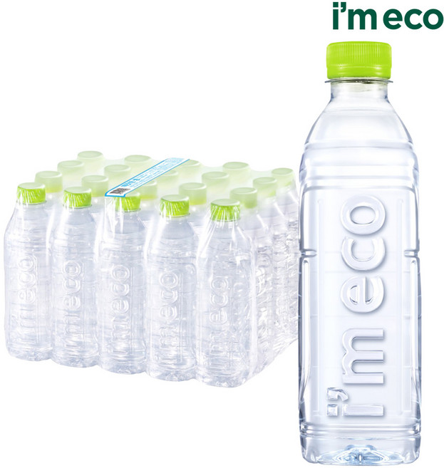 아임에코 깨끗한 샘 무라벨, 500ml, 20개