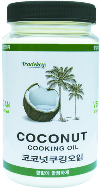 트레드키 정제 코코넛 오일, 500ml, 2개