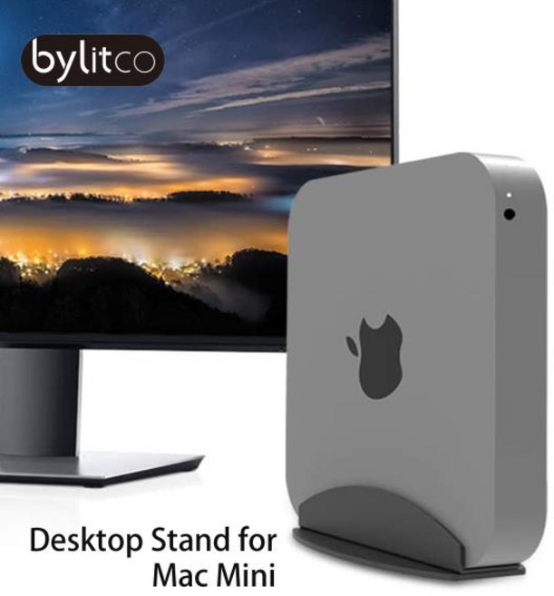 Mac mini m1 m2 2014-2023 금속용 Bylitco 데스크탑 스탠드, 01 CHINA