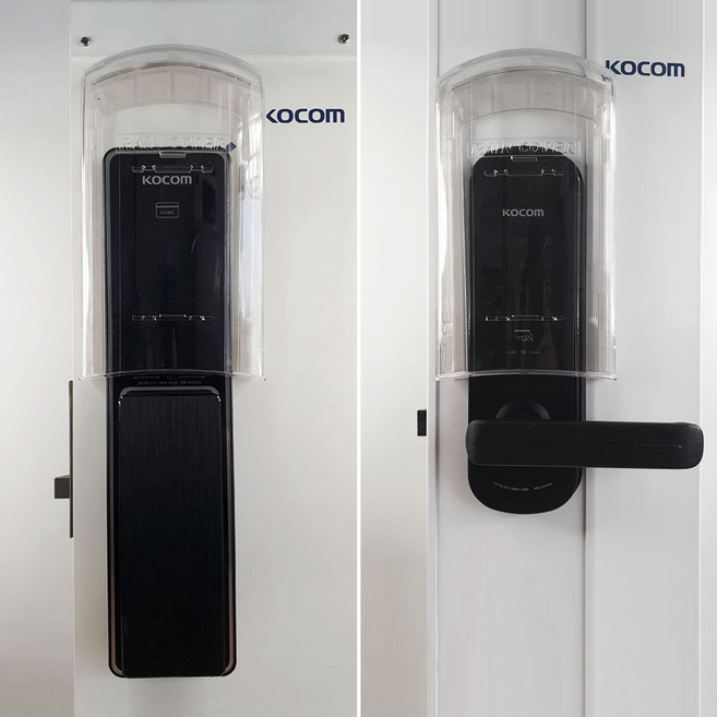 슬라이드형 RC1 투명 아크릴 주키 푸쉬풀 햇빛 빗물 방수 현관 도어락 레인커버 선바이저 썬바이저, 1개, RC1 슬라이드형 투명 아크릴 레인커버