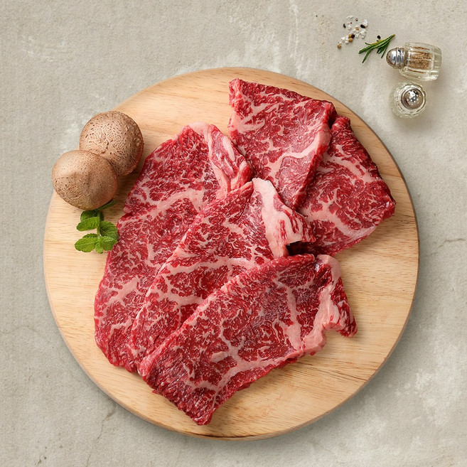 [투뿔한소] 한우 1++등급 채끝 200g, 1개