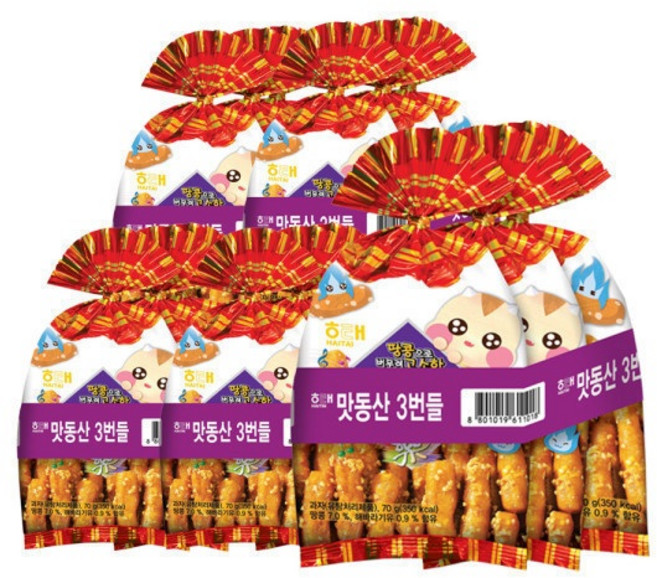 맛동산 3번들 210g x 5팩, 5개