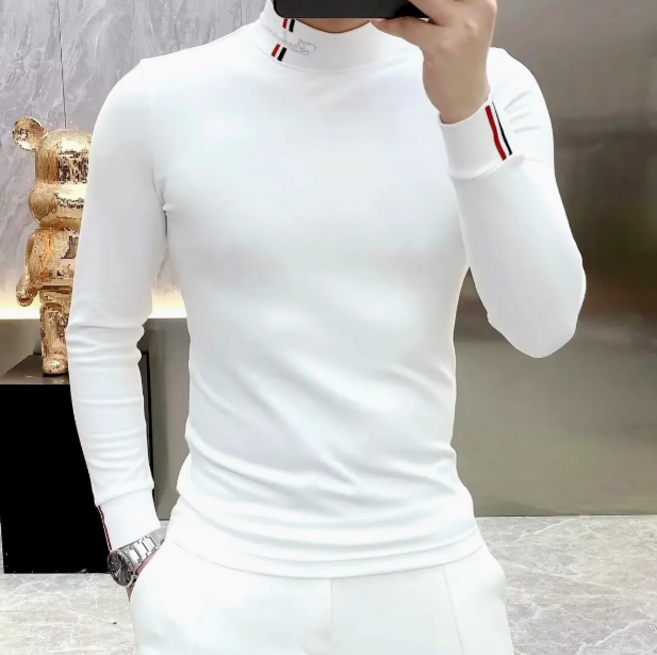 남성 하프 터틀넥 골프 이너웨어 티셔츠 반목 봄 가을용 빅사이즈