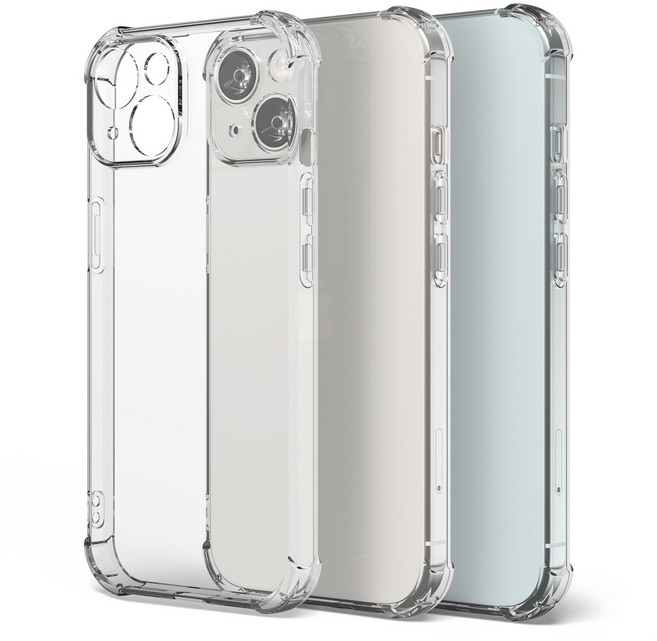 케이스박스 투명 범퍼 휴대폰 케이스 3개