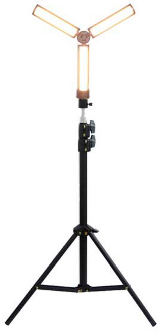 SMJ 감성 캠핑용 휴대용 라이트 실내등 무선 LED 캠핑조명 스텐드 세트 YM-PLS3, 폴딩라이트 스탠트 세트 YM-PLS3, 1개