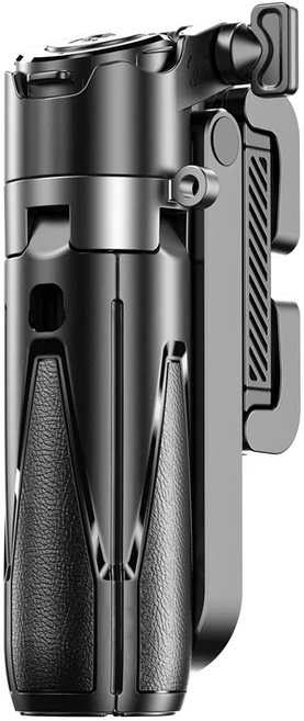 호환 모바일 셀카봉 삼각대 슬림 핸들 삼각대 촬영 도구 휴대용 스태빌라이저 촬영 보조 다기능 여행용 휴, 01 Black