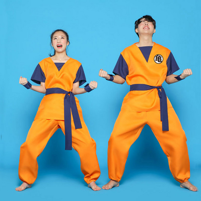 드래곤볼 무도복 졸업사진 컨셉 체육대회 코스프레 반티