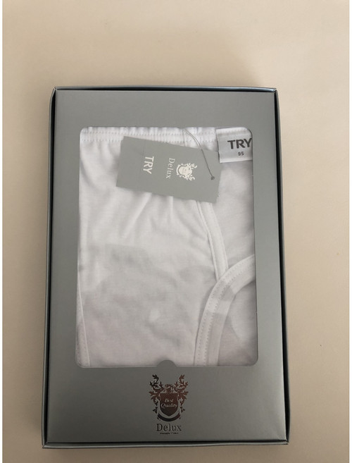 1매/ TRY 50수 후레쉬 디럭스 남삼각 브리프 화이트 순면 95 100 105 요거다