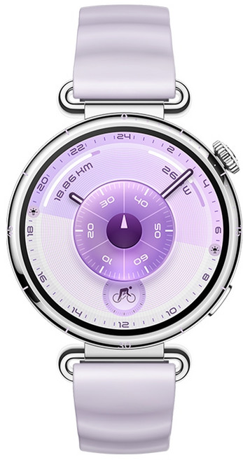HUAWEI WATCH GT 6 41mm 台灣原廠公司貨, 流光紫 (紫色氟橡膠錶帶), 1個