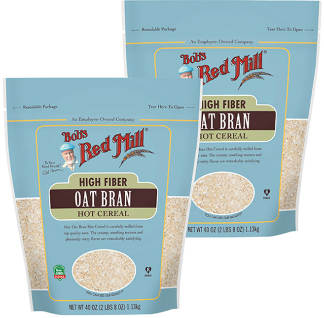 밥스레드밀 하이 파이버 오트 브랜, 1.13kg, 2개