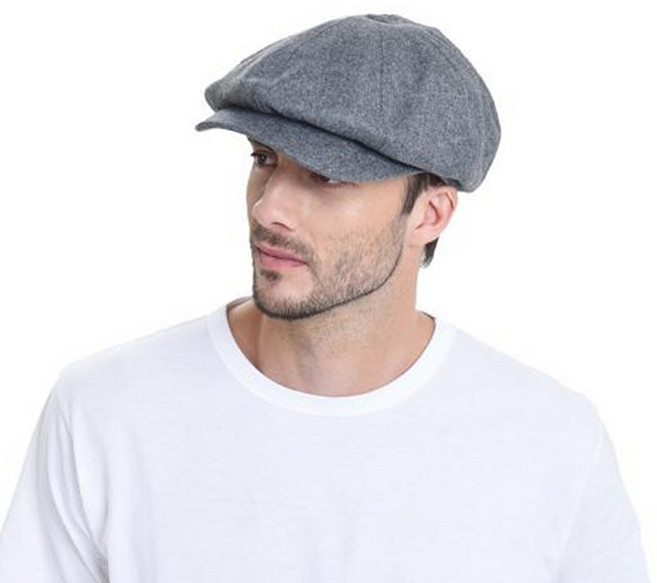 헌팅캡 울 펠트 팔각모 뉴스보이캡 심플 빵모자