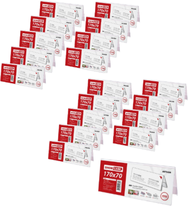SHOW CASE(양면)_D1707, 20개