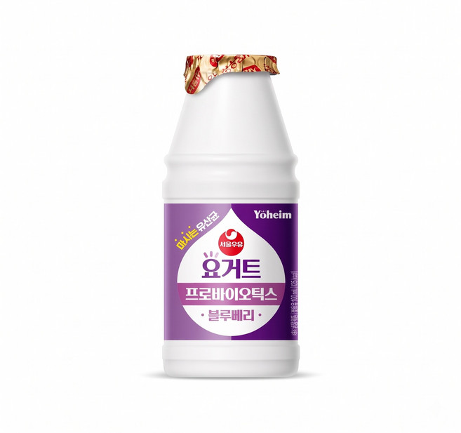 서울우유 요거트 프로바이오틱스 블루베리 150ml 24개 유산균 요거트 불가리스 발효유 농후발효유