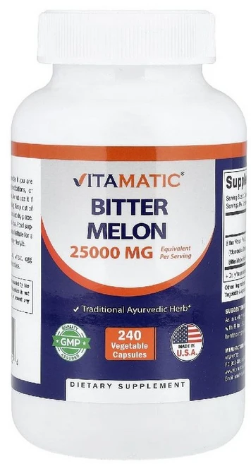 비타매틱 비터 멜론 Bitter Melon 베지 캡슐 240정 - 쿠팡