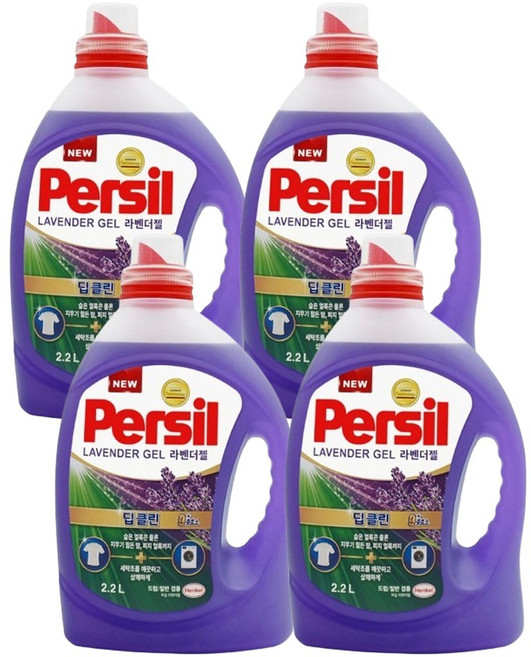 넛츠샵 퍼실 라벤더젤 용기 2.2L 2개 찌든때전용세제
