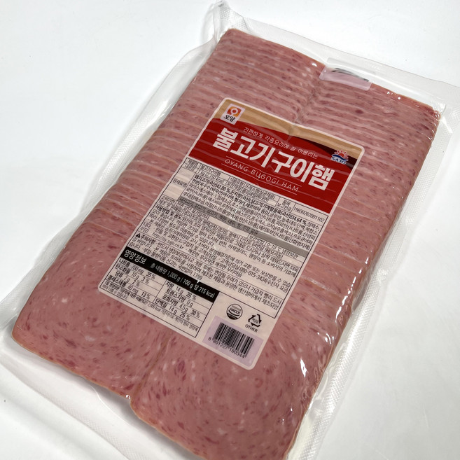 원하프불고기구이햄(슬)1kg/사조총알배송, 1kg, 3개
