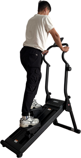 슈미트 강도조절 천국의계단 가정용 스텝플라이 프라임 스텝밀 스텝퍼 오르기 홈트 유산소 하체 걷기 운동기구 블랙