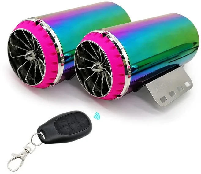 고 쿨 전기 바이크 오토바이 배기 파이프 오디오 자전거 스피커 시뮬레이터 아날로그 사운드 포함, 01 A