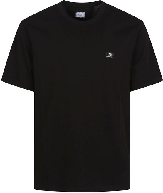 C.P.컴퍼니 로고 패치 티셔츠