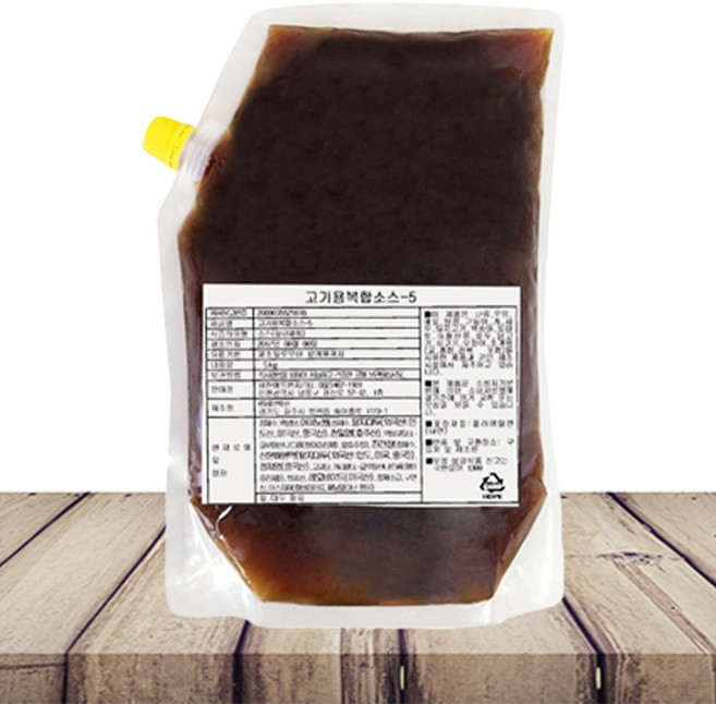 새한 고기복합용소스-5 5kg [한국물] 고기찍어먹는간장소스 야채간장소스 고기마약소스, 1개