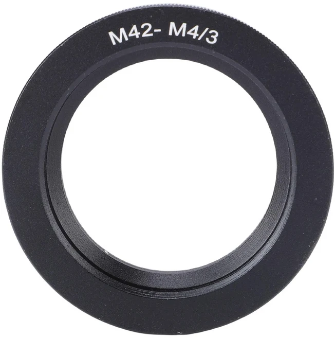 M42에서 M4/3 렌즈 마운트 어댑터로 변환 알루미늄 합금 얇은 M42 렌즈에서 M4/3 카메라 렌즈 어댑터 미러, 01 black