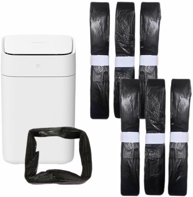 국산 미홀 샤오미 토뉴쓰레기통용(호환) 플라스틱 없는 리필봉투, 1세트
