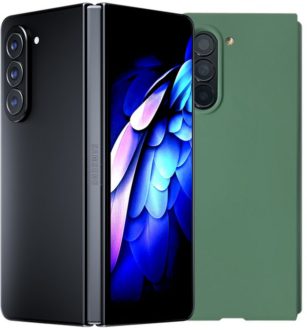 5세컨즈 러버 코팅 하드 컬러 케이스