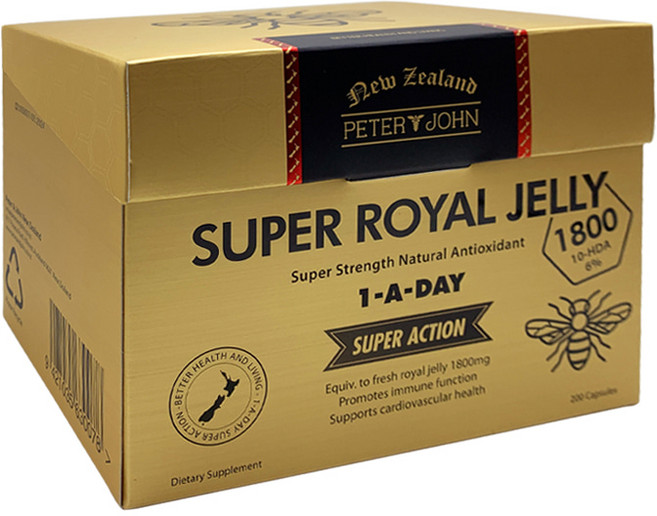 피터앤존 로얄제리파우더 뉴질랜드 로얄젤리 200분말캡슐 2박스, 2개, 200정