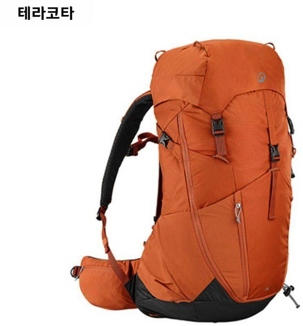 데카트론 백팩 38L 케슈아 등산 하이킹 MH500 경량 방재 야외 수납, 테라코타