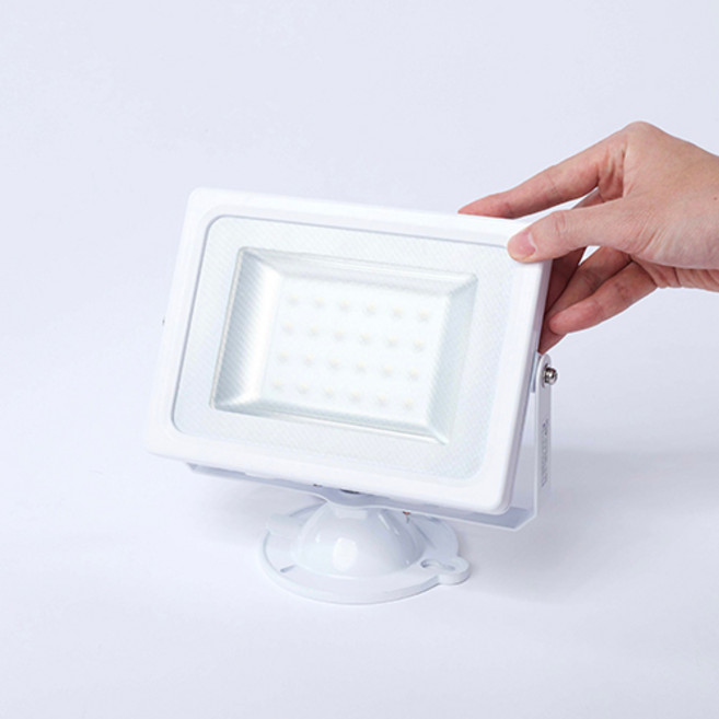 비디엘 [LED 투광기] 10W 30W 50W 블랙 화이트, LED 투광기 50W 화이트, 1개