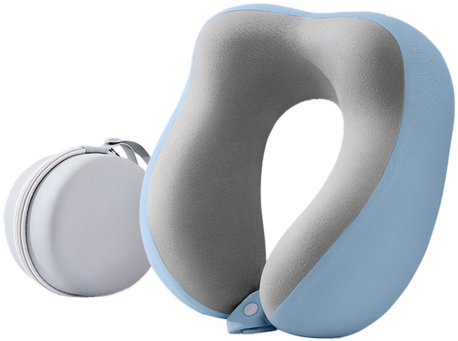 Shipshape 여행용 기내용 휴대용 메모리폼 목베개 경추 목쿠션