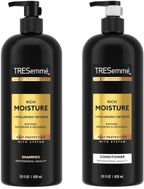 TRESemme 트레제메 리치 모이스처 샴푸+컨디셔너 828ml 세트, TRESemmé 트레제메 리치 모이스처 샴푸 컨디셔너, 1개