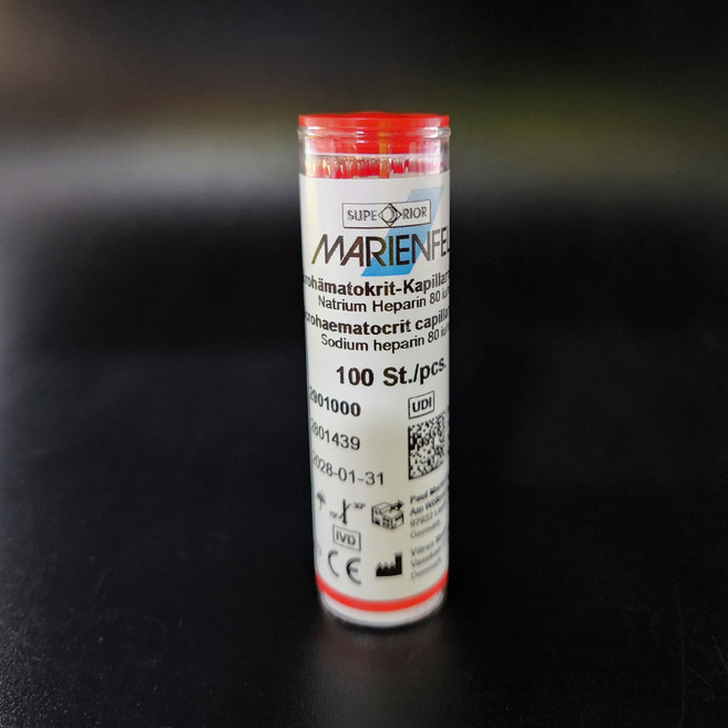 MARIENFELD 혈액용모세관 캐피랄리튜브 독일제 100vial