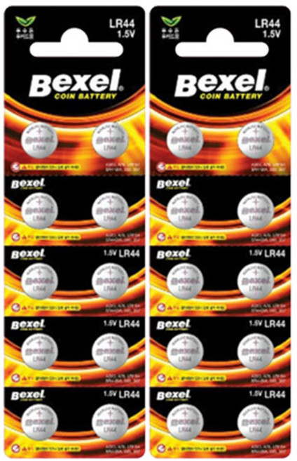 벡셀 코인 건전지 LR44 버튼셀 A76, 10개입, 2개