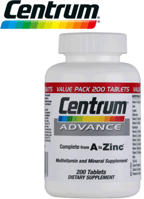 센트룸 어드밴스 멀티비타민 남녀공용 200정, 1개