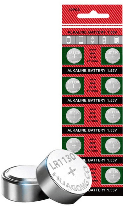 鈕扣電池 AG10/LR1130 AG13/LR44 AG3/LR41 AG4/LR626, 1個, AG10/LR1130-10顆裝