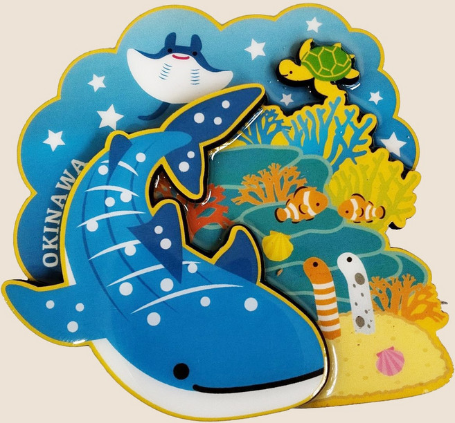 일본 세계여행 냉장고 자석 관광지 도쿄 마그네틱 인테리어 홋카이도 오사카 오키나와, 9. 오키나와