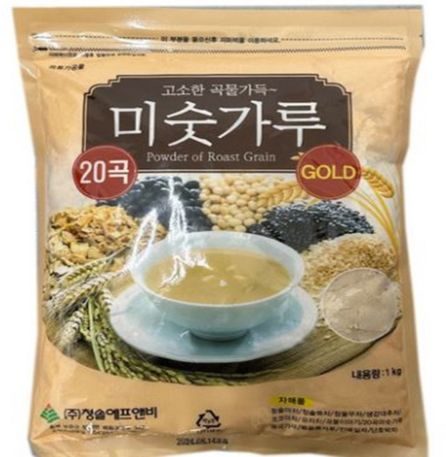 청솔 20곡 미숫가루, 1kg, 1개