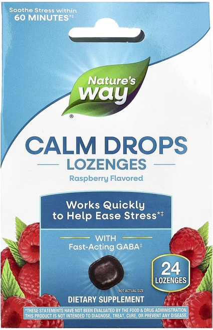 새해 첫좋은선물 Nature's Way Calm Drops 사탕 정제 라즈베리 사탕 정제 24정 제대로 할인합니다, NaturesWayCalmDrops사탕정제라즈베리사탕정 - 쿠팡