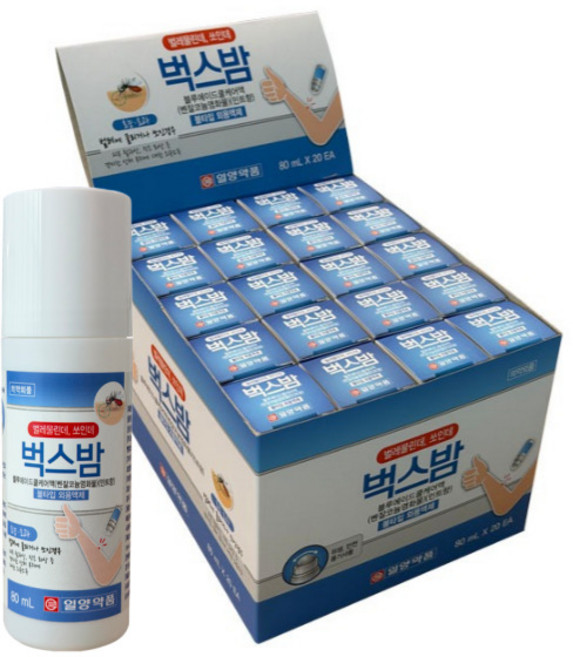 일양약품 벌레물린데 바르는 벅스밤, 20개, 80ml