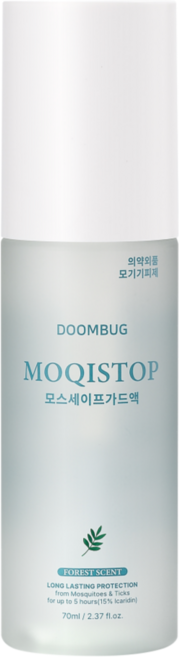 둠벅 모기스탑 진드기 모기 기피제 이카리딘 15% 의약외품 아기 임산부 어린이 유아 벌레 퇴치제 스프레이, 1개, 70ml