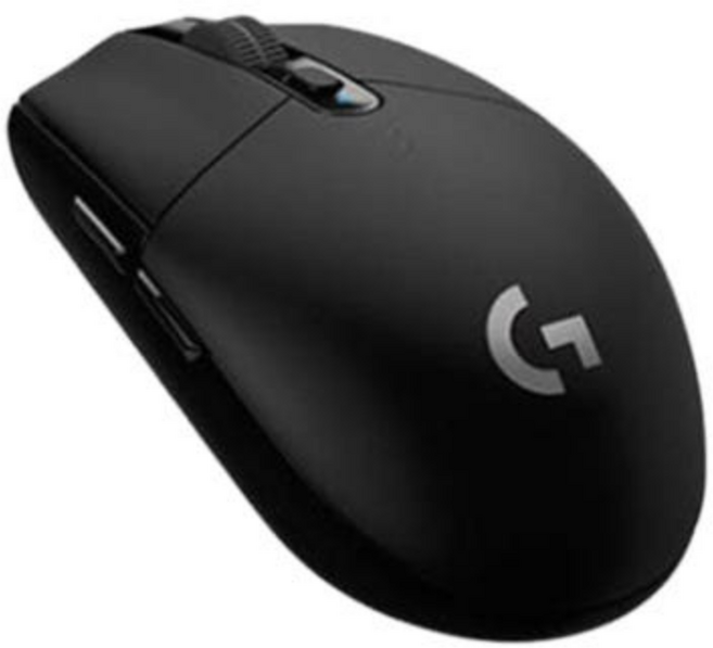 로지텍 G G304 LIGHTSPEED 게이밍마우스, 블랙
