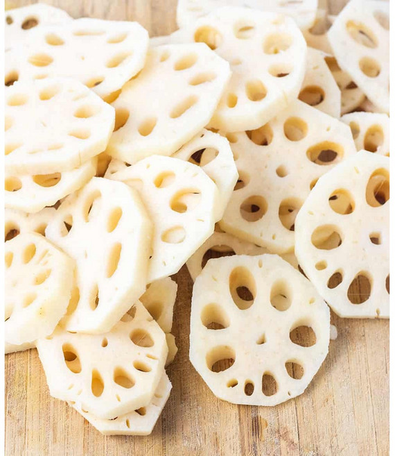 [2배 쉐프 추천] 특A급 자숙 연근 삶은 연근 뿌리 슬라이스 맛집 반찬 데친 연근채, 1개, 2kg