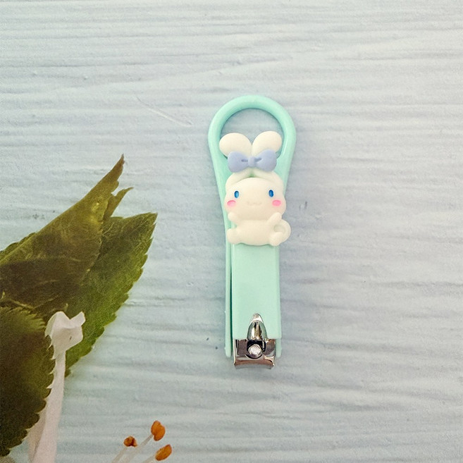 휴대용 귀여운 캐릭터 손톱깎이 세트, 2개, 시나모롤