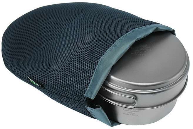 AMG 티타늄 코펠 국산 백패킹 티탄 경량 캠핑 캠핑용, 코펠 1.25L, 1개