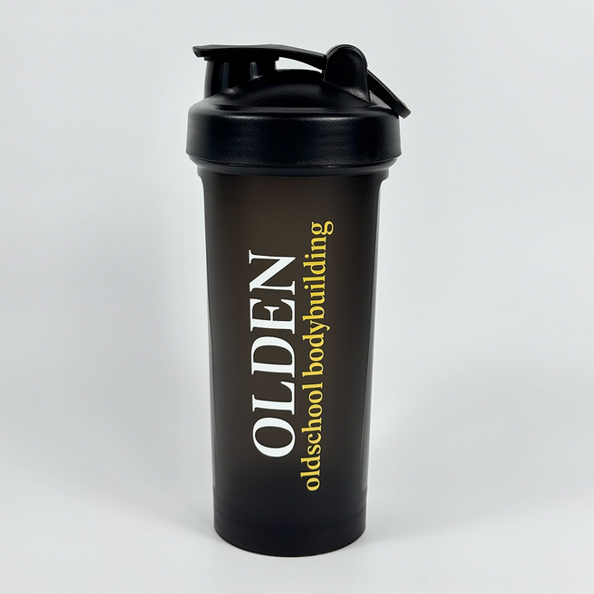 OLDEN 프로틴 쉐이커 보디빌딩 헬창 헬스 물병 쉐이커 물통, 1개, 800ml, 블랙